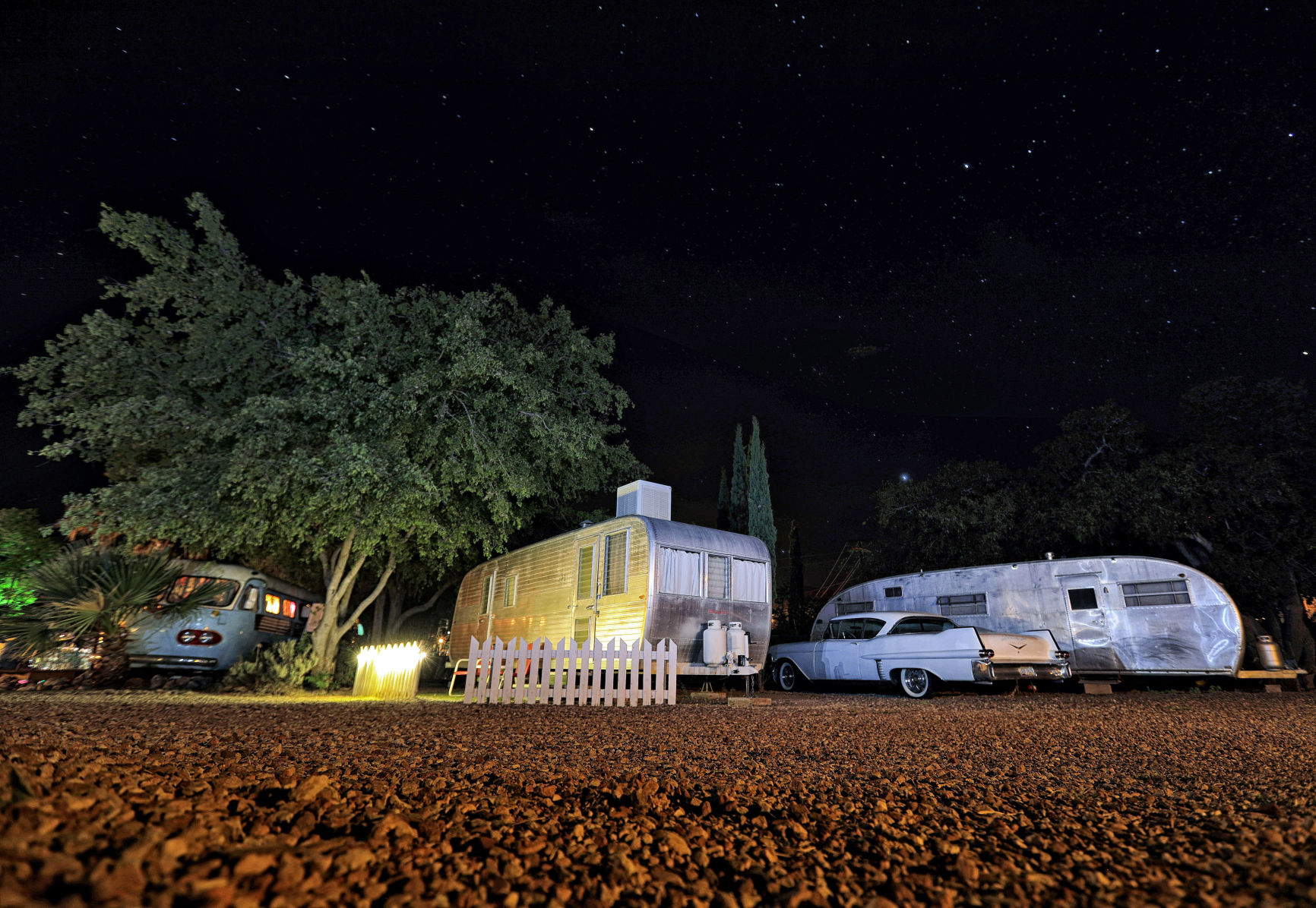 Vintage trailer court